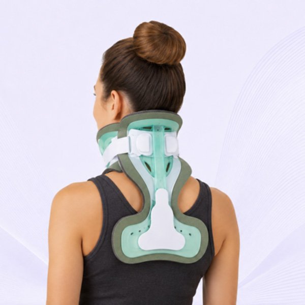 Semi-Rigid Cervical Collar with Thoracic Extensions - Image 3